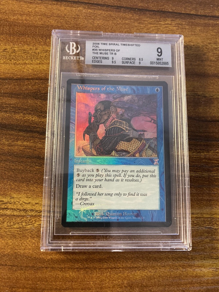 MTG✨WHISPERS OF THE MUSE FOIL✨Time Spiral-Timeshifted BGS 9 MINT