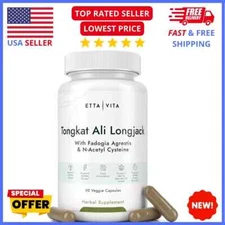 Fadogia Agrestis & NAC Stack - Natural Testosterone Booster for Muscle & Energy