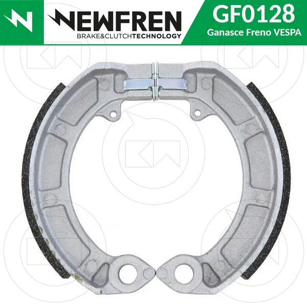 Set Rachen Vorne Newfren Piaggio Vespa P150X/PX150 Und 1981-1983 VLX1T-image