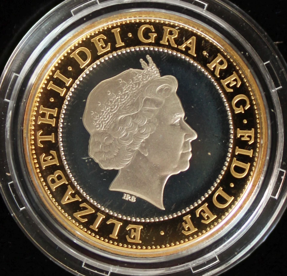 2001 Marconi Wireless Bridges Atlantic Silver Proof Piedfort £2 Coin, Royal Mint - Image 3 of 4