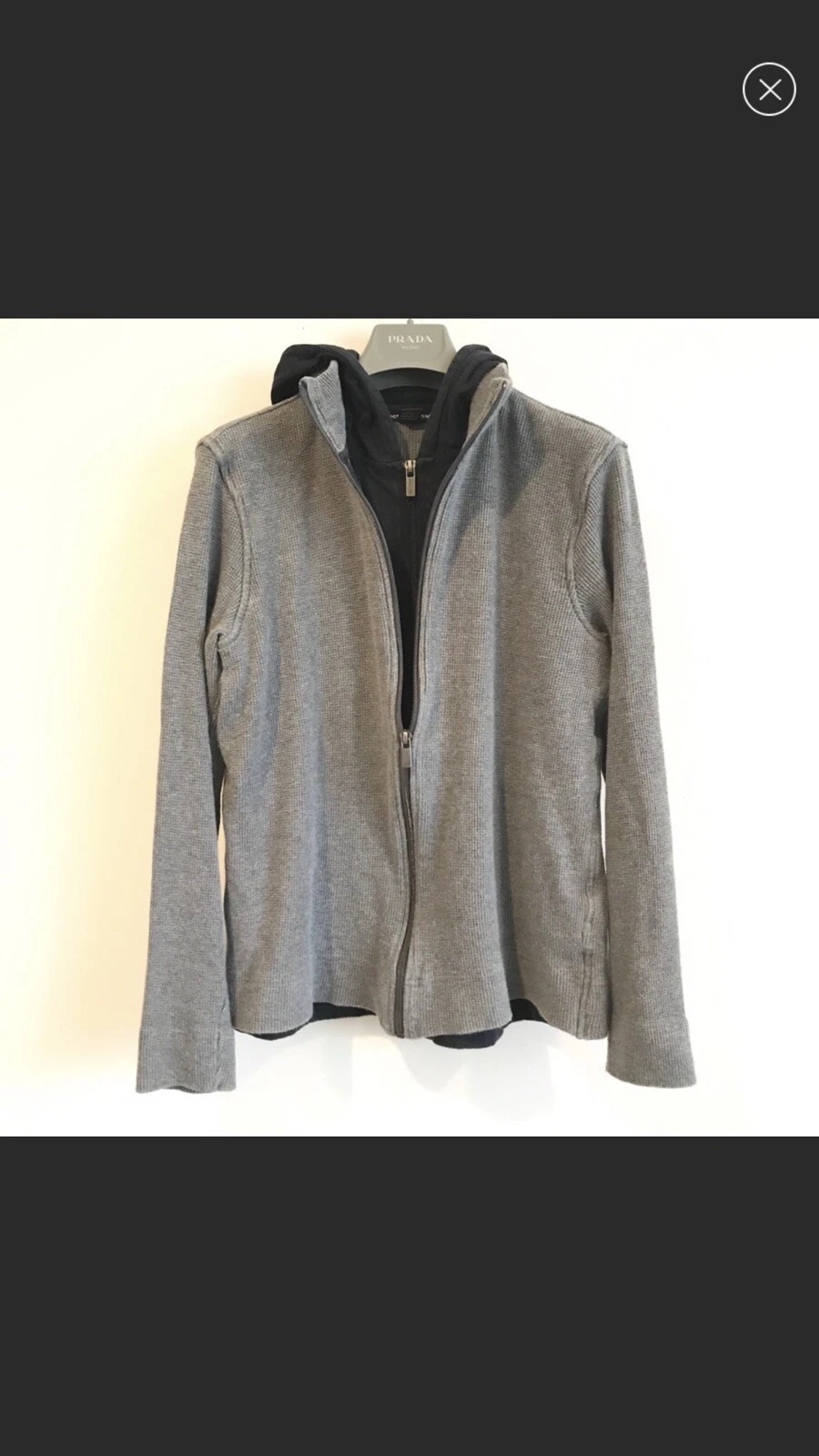 Michael Kors Men’s Size S Double Zip Thermal Front Hoodie Mint Condition