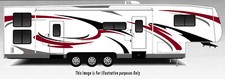 40k Rv Trailer Hauler Camper Motor-home Large Decalsgraphics 40k-3