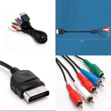 US 2 Pack HD Component AV Cable Cord Hookup Connection For Original Xbox