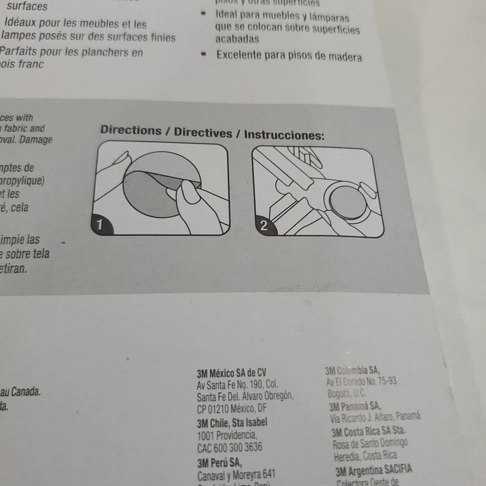 Almohadillas de fieltro grandes 4x6 Scotch SP820-NA 2 paquetes (4 quilates) 3M Foto 4 de 4