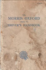 Morris Oxford Series V Drivers Handbook PB