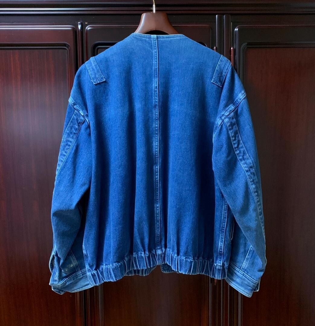 IS イッセイミヤケ　ヴィンテージ　デニムジャケット　80’s ヴィンテージ ショート丈 デニムジャケット Gジャン イッセイ