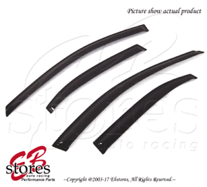 For-Acura-TSX-2004-2008-Outside-Mounted-Dark-Smoke-JDM-Window-Visors-4pcs