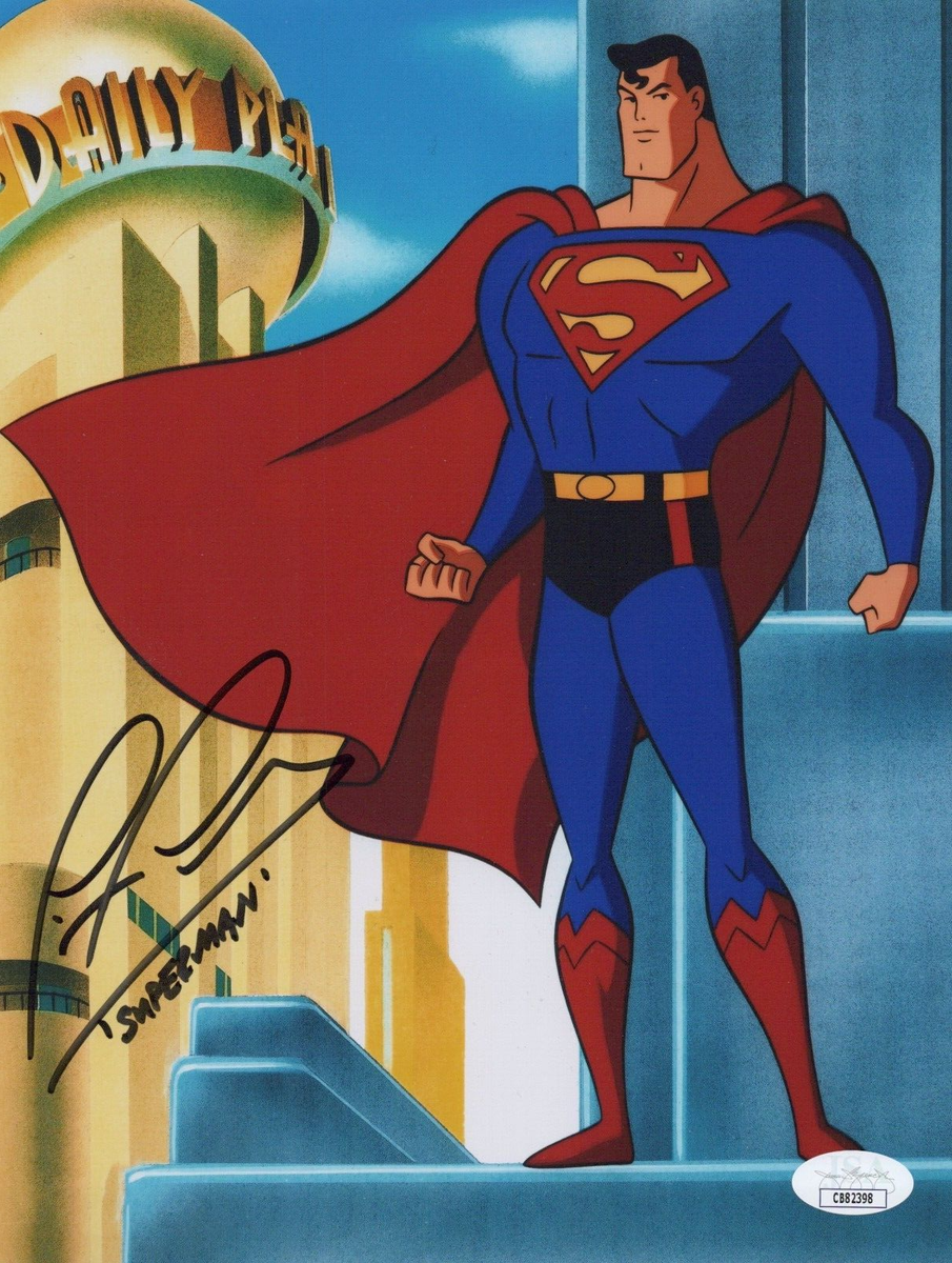 TIM DALY Signed SUPERMAN ADVENTURES 8x10 Photo AUTHENTIC AUTOGRAPH