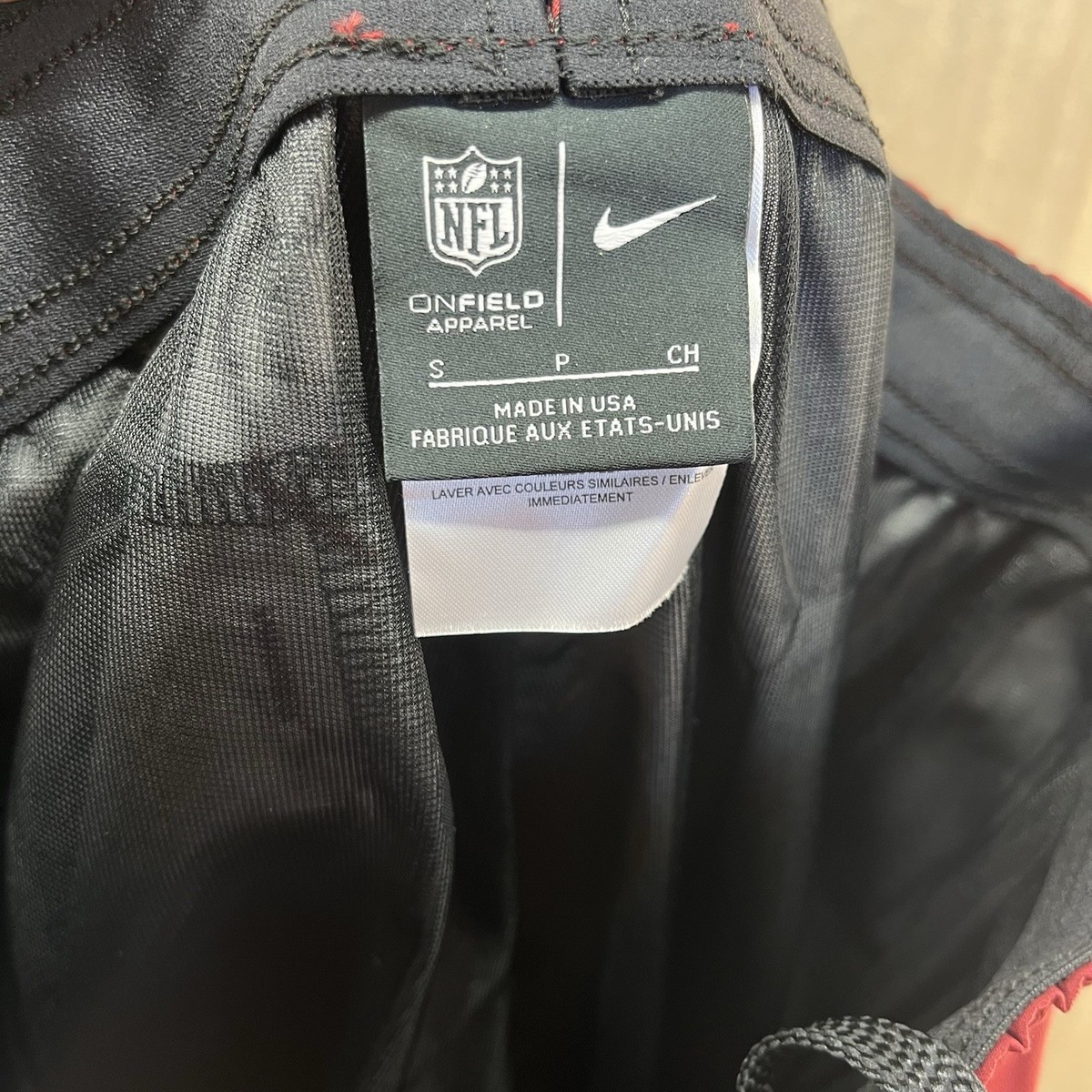 Nike Pro Elite NFL Storm Fit Player Issued Lined Pants Red