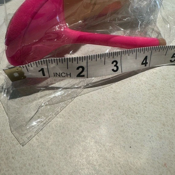 WILD DIVA Lo último Barbie Neón Rosa Vibrante Tirantes Estrás Sandalias Talla 6 Nuevas con Etiquetas Foto 4 de 4