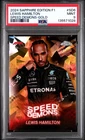 2024 CHROME FORMULA 1 SAPPHIRE EDITION SPEED DEMONS LEWIS HAMILTON 37/50 PSA 9