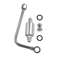 8131 Performer Carb Fuel Line Kit Fuel Filter -6an Inlet