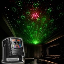 Mini USB Laser Light Projector Disco Party Lights with Remote Control