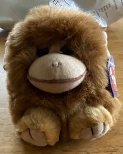 Puffkins Collection Bean Plush Monkey "Amber" by Swibco Style 6622 Vintage 1994
