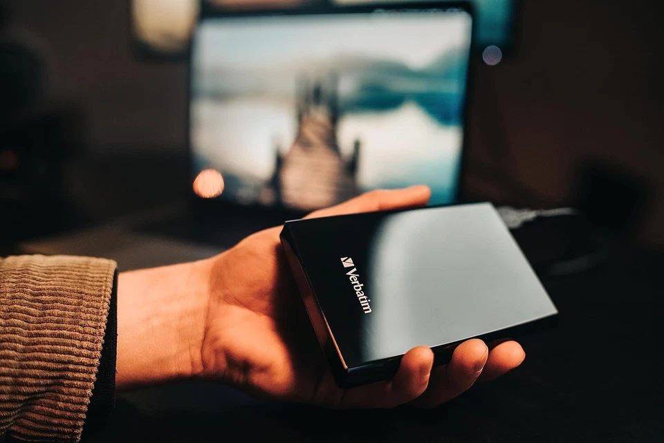 Externe USB 3.0 Festplatte 1TB Schwarz Plug & Play Energiesparmodus - Bild 4 von 4