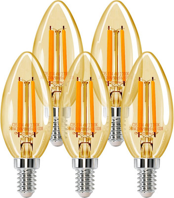 Aigostar Edison Vintage Lampe E14 Filament 4W (Ersetzt 35W), 2200K Warmweiß, 400