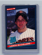1986 Donruss Lance McCullers Rated Rookie Card #41 San Diego Padres. rookie card picture