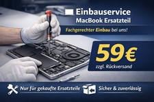 Einbauservice nur für MacBook Ersatzteile