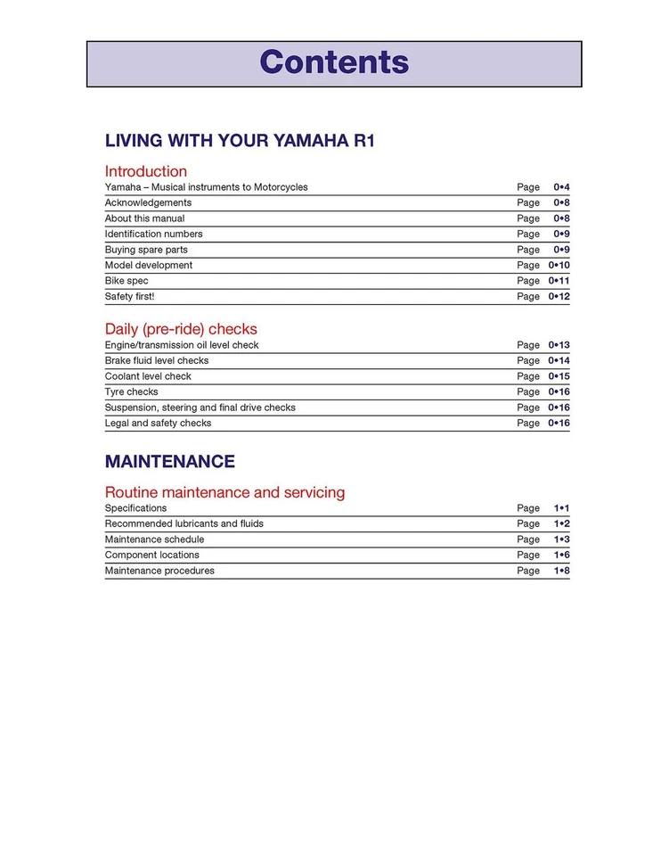 Yamaha YZF-R1 (1998-2003) Haynes Repair Manual - Image 3 of 4