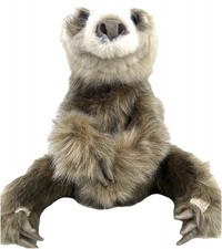 Folkmanis Sloth Furry Large Plush Animal Hand Puppet Toy