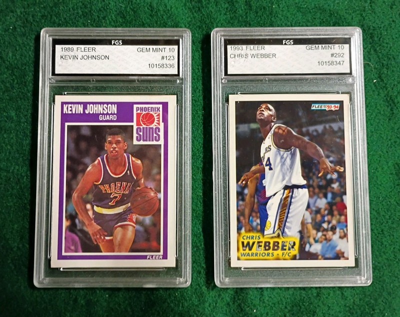 1989, 1993 Fleer Basketball Cards LOT OF 2
