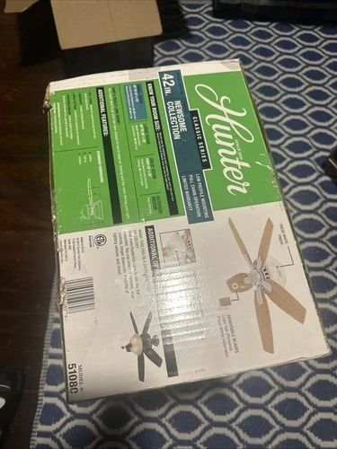 Hunter 5108c 42" Ceiling Fan - White - Picture 3 of 4