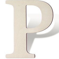 Wooden Letters 12 Inch Large Paintable Wooden Letter for Wall D cor, Thick