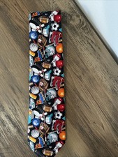 Vintage 1995 Multi Sports Tie Made By Naboth/Nicole Miller