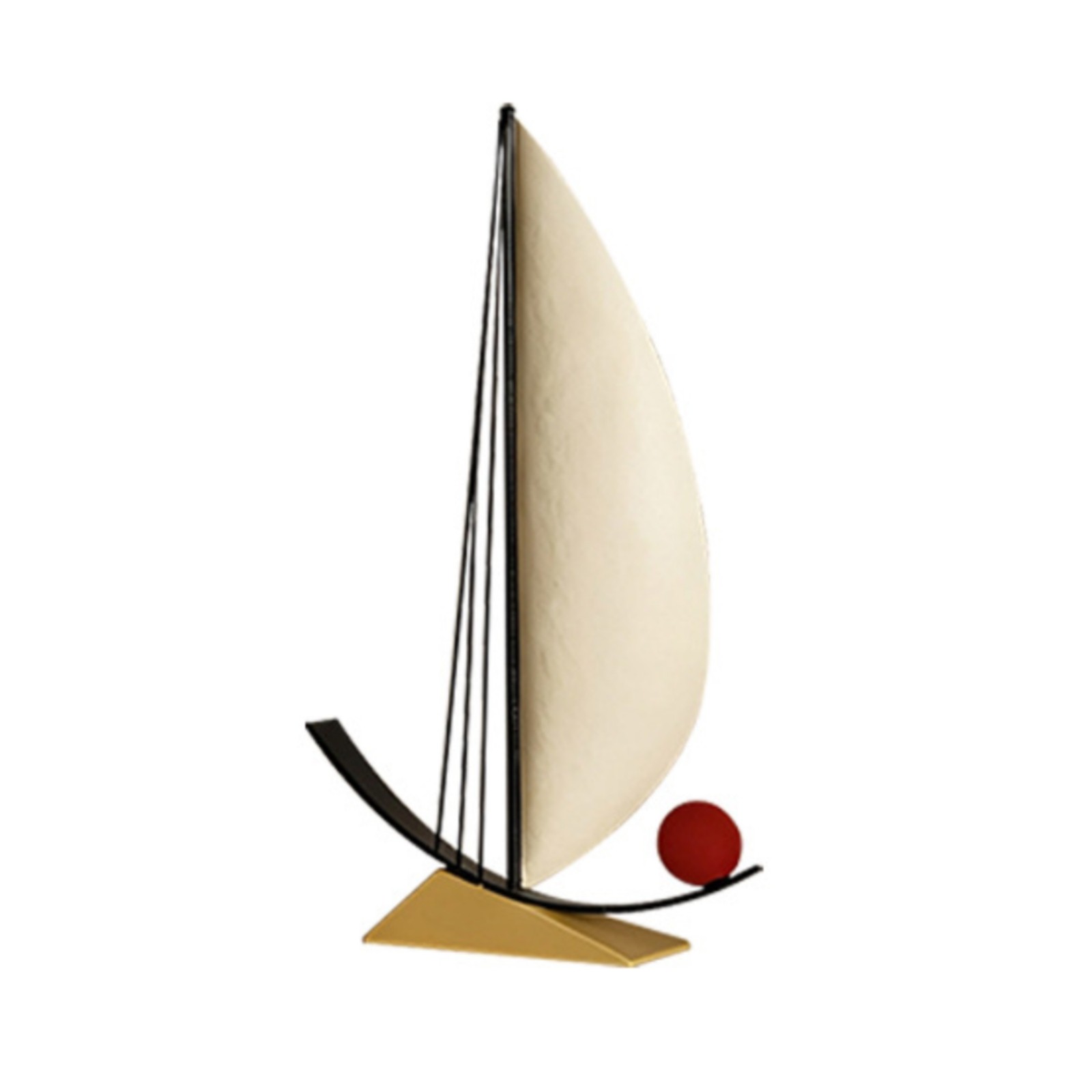 Segelboot Ornament Maritim Tischplatte Segelboot Deko für Büro, Minimalisten