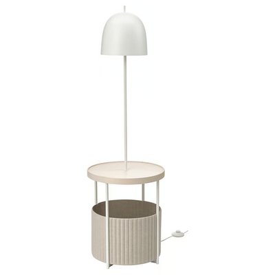 IKEA TRINDSNO トリンドスノー フロアランプ　美品！ IKEA TRINDSNÖ Floor Lamp White Metal/Birch Veneer 49