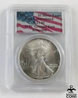1993 USA $1 Silver Eagle Coin 9-11-01 WTC Ground Zero Recovery PCGS Gem UNC