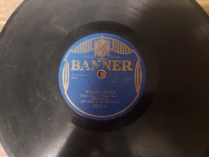 1929 BANNER 78/Hollywood Dance Orchestra../Lou Gold & His Orchestta..