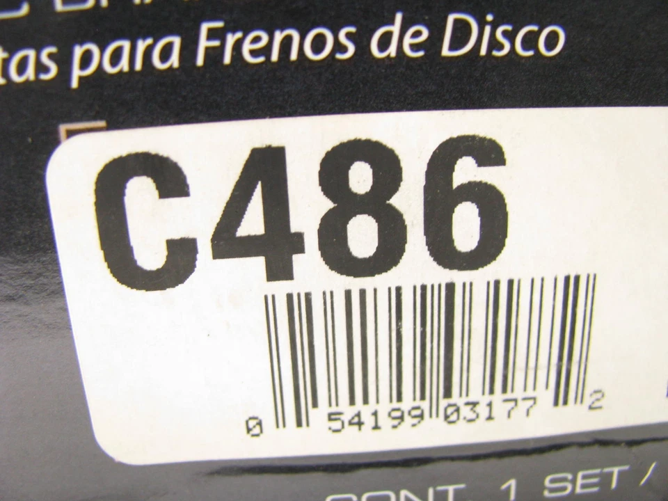 Pastillas de freno de disco delanteras de cerámica Brakebest C486 para Infiniti Q45 1990-1996 Foto 3 de 3