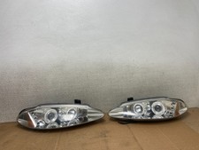 1995-1996 Mitsubishi Eclipse Leftright Set Led Chrome Headlight Aa6214 Dg