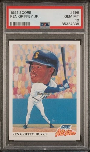 1991 Ken Griffey Jr. Score #396 All Star PSA 10 HOF