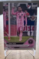 Topps Now Lionel Messi Nr. 133 4-Goal Contribution Match Makes Playoffs History