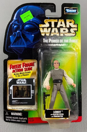 Kenner Star Wars Power of the Force Lobot NEW SEALED on CARD!