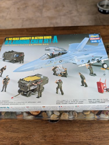 Hasegawa 1/48 Modellflugzeug Bausatz Flugzeug USA Ground Crew Set A x48-4 versiegelt