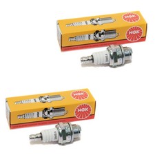 Zündkerze 2 Stück NGK BM6A für Rasenmäher Motorsäge Motorsense Trimmer Husqvarna