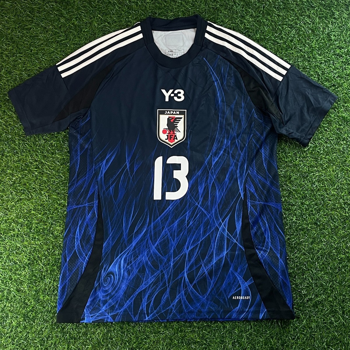 Nike EDON サッカーシャツ NAKAMURA 39 Japan 2024 Y-3 Official Jersey Shirt Kit - JPN XL - Nakamura