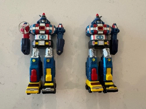 Vintage Bandai Voltron Dairugger GB-73 1984 Diecast Action Figure Lot of 2!