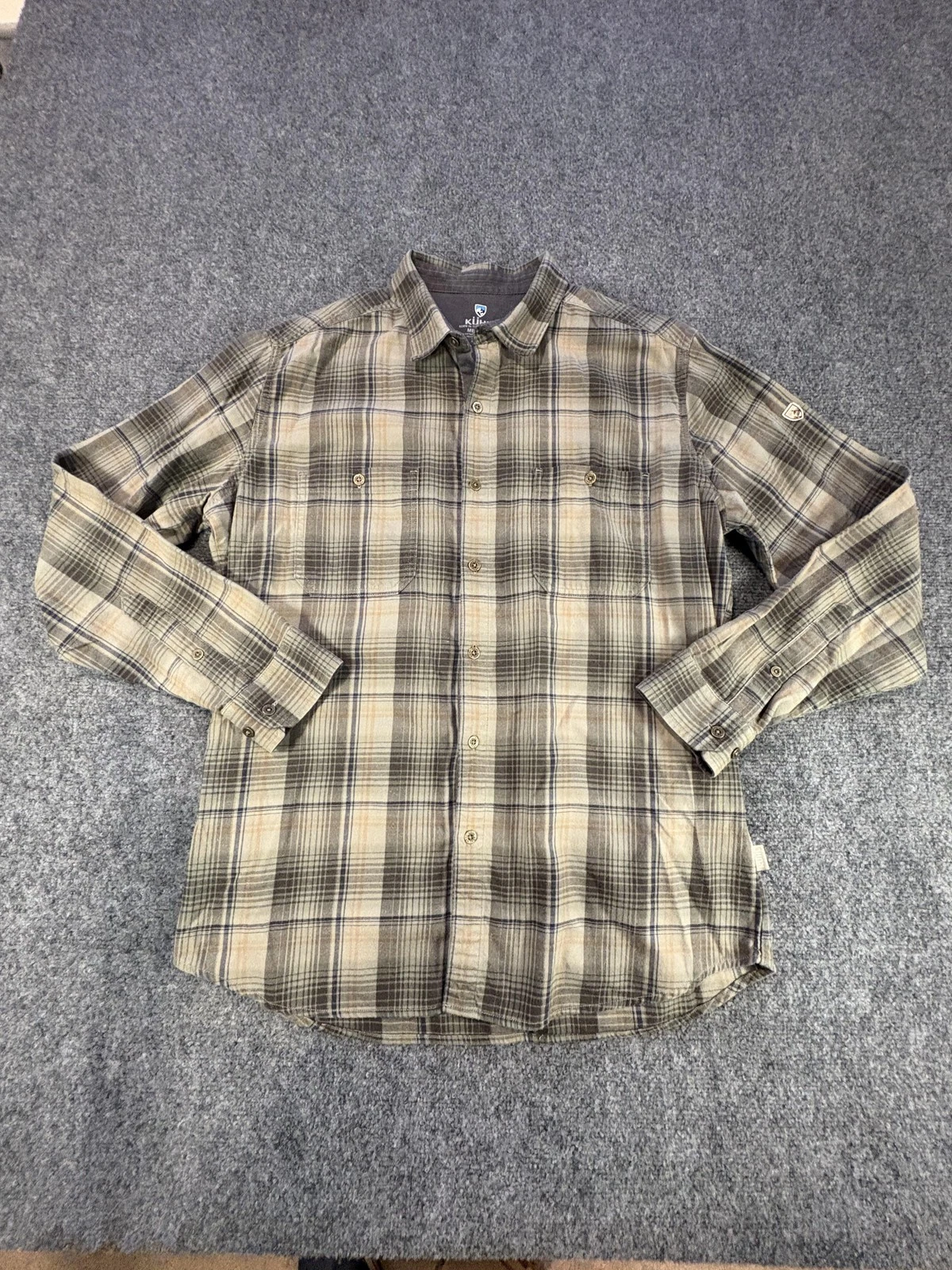 Kuhl Shirt Mens Medium Beige Plaid Flannel Long Sleeve Button Up Outdoor Casual
Opens in a new windo