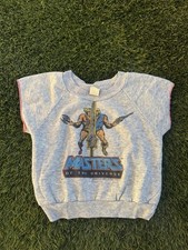 Vintage Sears Masters Of The Universe Boys Sweatshirt cutoff Size 5/6