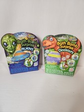 Bath Bomb Surprise Aliens Dinosaurs Creative Kids 8 Set of 2