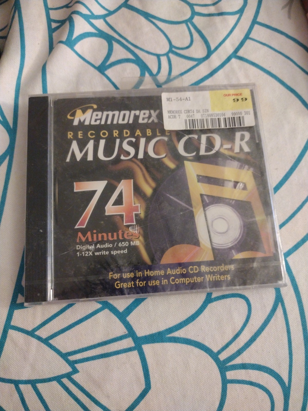 Memorex Recordable Muic CD-R 74 Minutes NEW SEALED