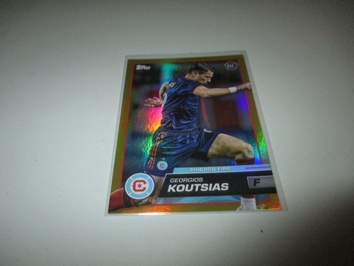 Georgios Koutsias 2023 Topps MLS Gold Foil RC #132 22/50