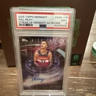 Topps 2025-26 Midnight Stroke of Midnight Will Riley Rookie Auto #SMR-WR Wizards