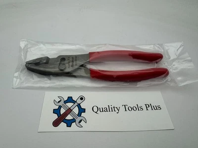Snap-On Tools NEW HJ47ACF 8" Talon Grip Flank Jaw Slip-Joint Pliers Red - Imagen 1 de 3