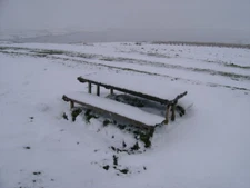 Photo 6x4 Lochend Hill picnic table Gabroc Hill Offers a view south over  c2009