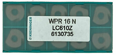 10 x KIENINGER WPR 16 N LC610Z indexable inserts for ball copy mill GWR